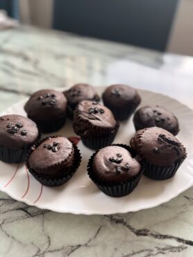 Chocolava muffins